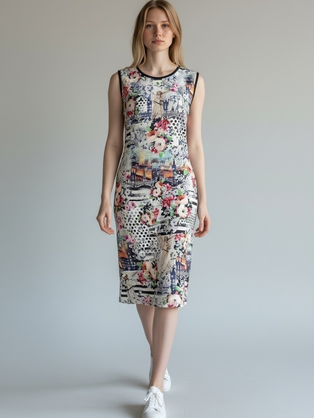 J. McLaughlin Sleeveless Dolly Sheath Dress Size XL NWT